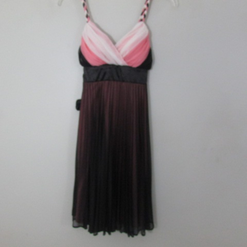 Alyn Paige Dress XS Brown Pink Party Dress
